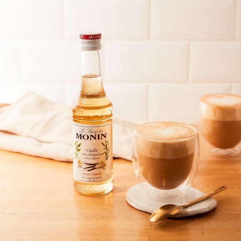 Sirope MONIN Vainilla 250ml – Capuchino y Latte con Vainilla en Casa