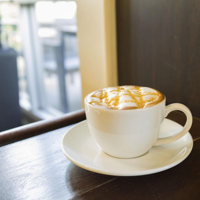 MONIN Salted Caramel Syrup 250ml – Salted Caramel Cappuccino at the Office