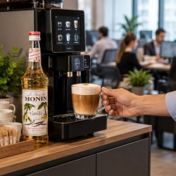 MONIN Vanilla Syrup 700ml – Office Coffee Station with Automatic Coffee Machine