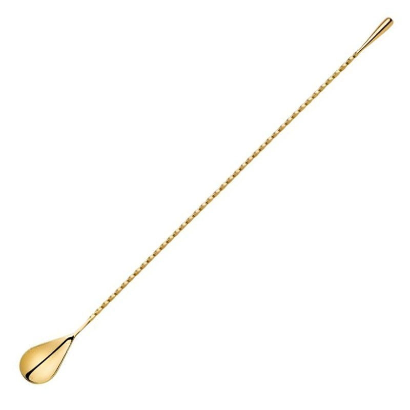 BarSpoon TEARDROP 40cm GOLD plated [UrbanBAR] Bar Spoon