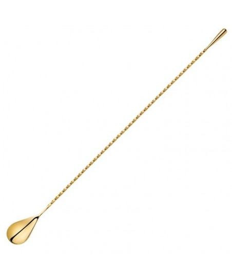 BarSpoon TEARDROP 40cm GOLD plated [UrbanBAR] Bar Spoon